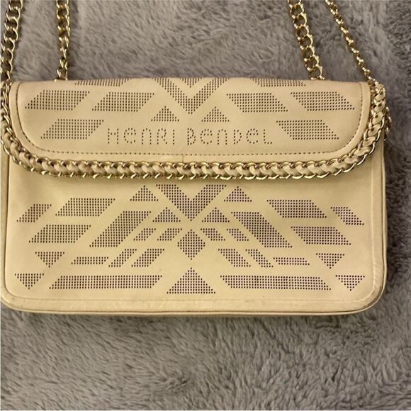 Henri Bendel Cream Shoulder Bag - Picture 2 of 11